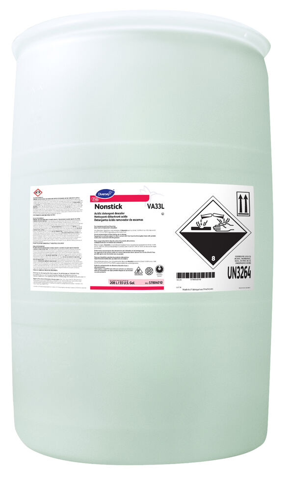 Nonstick VA33L, 55gal - Acidic Detergent Descaler